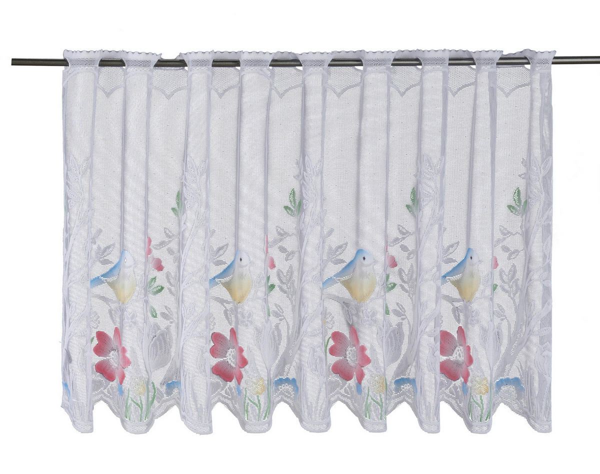 Scheibengardine Vogel bunt B/L: ca. 140x50 cm Vogel - bunt (140,00/50,00cm) - POCOline