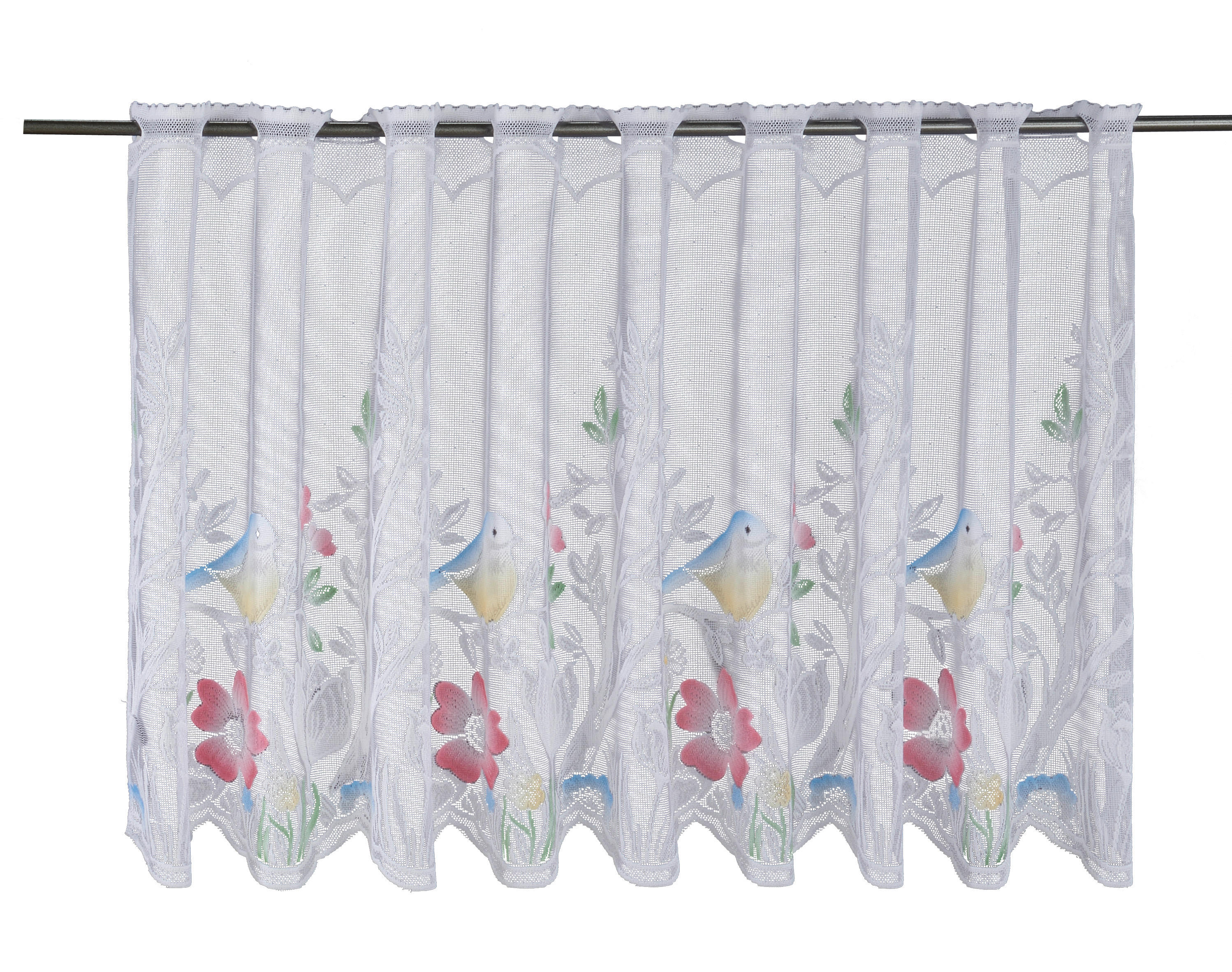 Thumbnail - POCOline Scheibengardine Vogel bunt B/L: ca. 140x50 cm