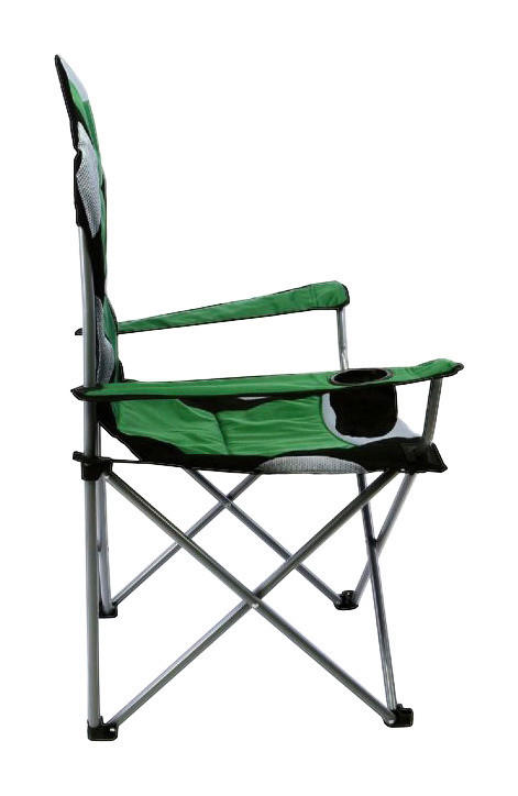 VCM Campingstuhl 2er Set grün Polyester B/H/T: ca. 47x90x47 cm 2er Set - weiß/schwarz (47,00/90,00/47,00cm) - VCM