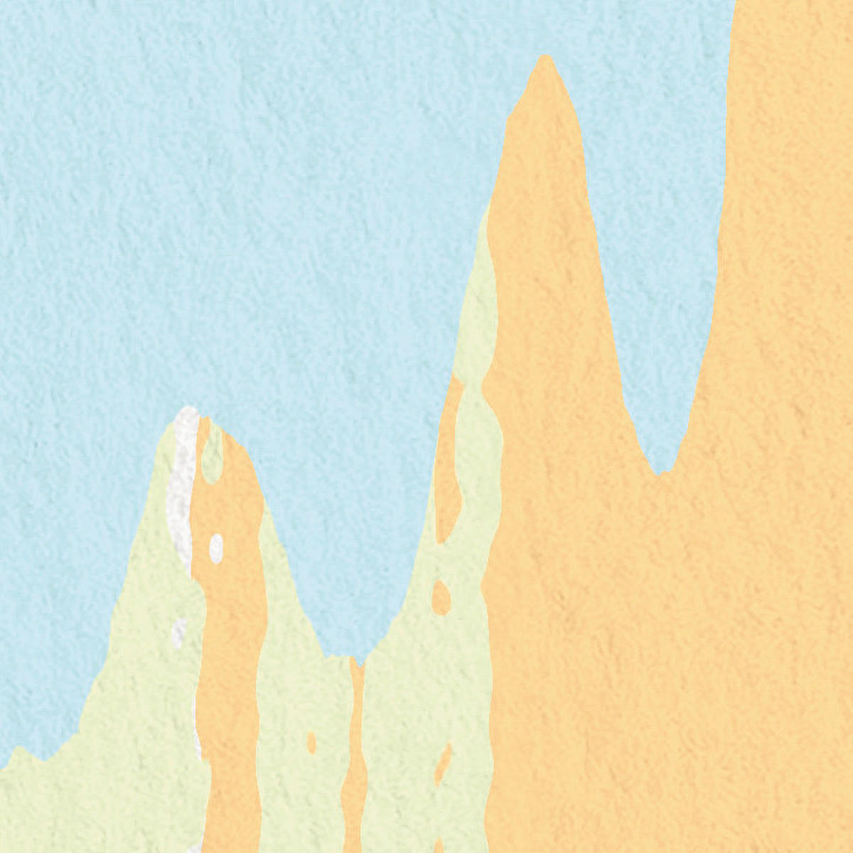 Komar Fototapete Colour Rain B/L: ca. 350x250 cm Colour Rain - (350,00/250,00cm) - Komar