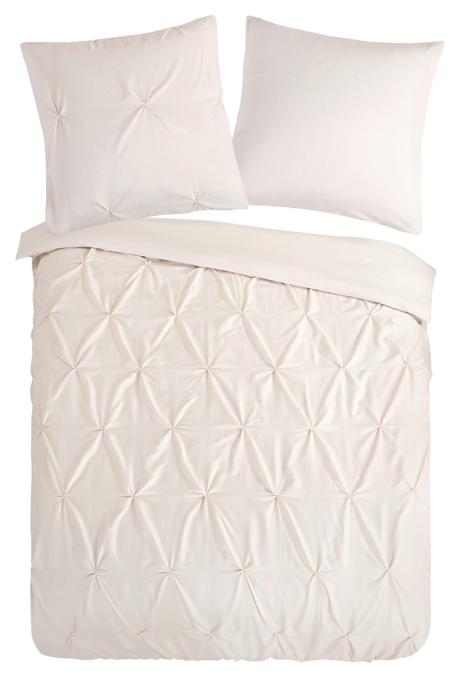Bettwäsche Elegance sand Polyester B/L: ca. 155x220 cm Elegance - sand (155,00/220,00cm) - Pure