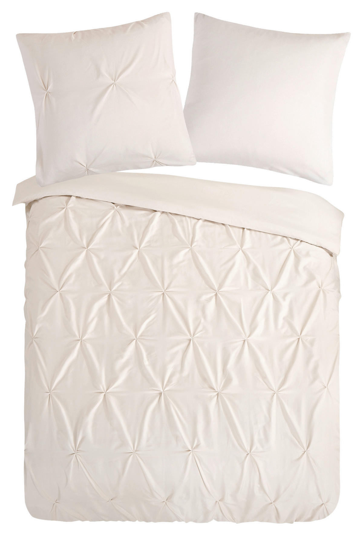 Bettwäsche Elegance sand Polyester B/L: ca. 155x220 cm Elegance - sand (155,00/220,00cm) - Pure