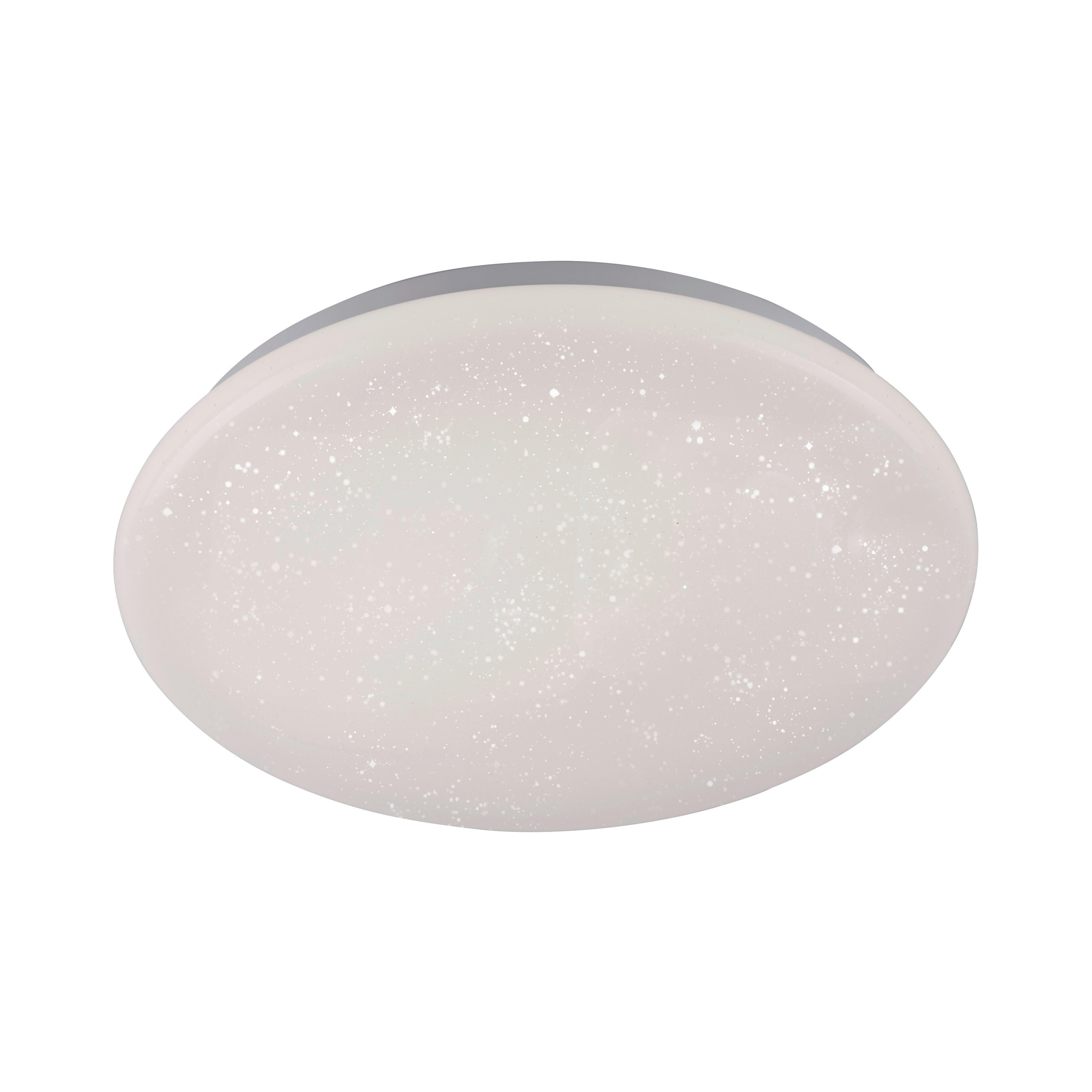 Just Light LED-Deckenleuchte SKYLER 14122-16 weiß Kunststoff Metall H/D: ca. 8,5x35 cm 1 Brennstellen SKYLER - weiß (35,00/8,50cm) - Just Light