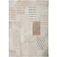 Kayoom Kurzflorteppich Gleam 560 weiß B/L: ca. 120x170 cm Gleam 560 - weiß (120,00/170,00cm) - Kayoom