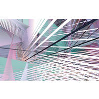 Komar Fototapete Space Grid Spring B/L: ca. 400x250 cm Space Grid Spring - (400,00/250,00cm) - Komar