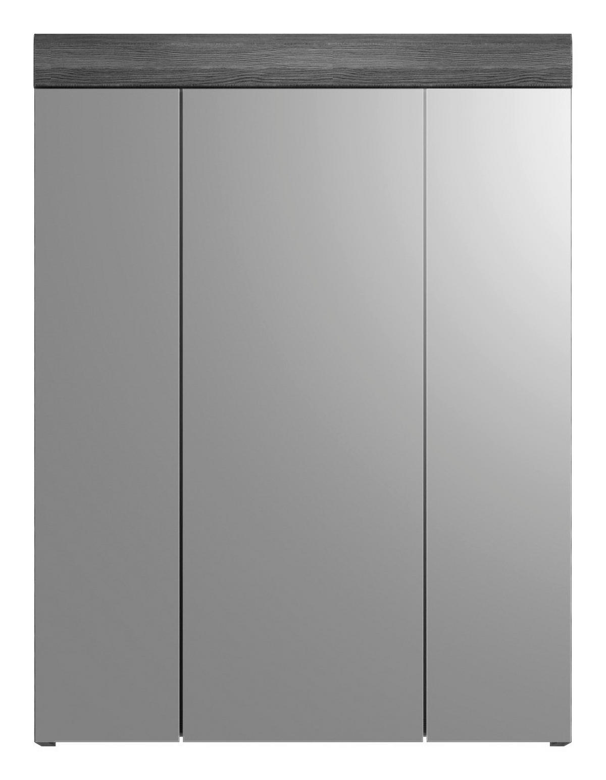 Badezimmer-Set Scout Rauchsilber Nachbildung weiß Hochglanz B/H/T: ca. 112x191x34 cm Scout - weiß (112,00/191,00/34,00cm) - xonox.home