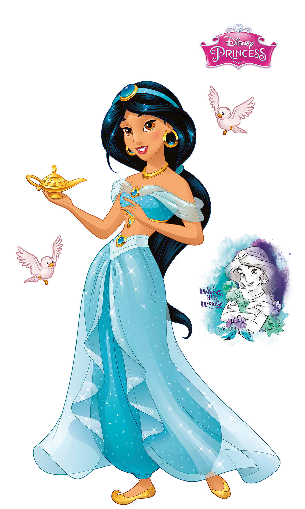 Komar Fototapete Jasmin XXL B/L: ca. 127x200 cm Jasmin XXL - (127,00/200,00cm) - Komar