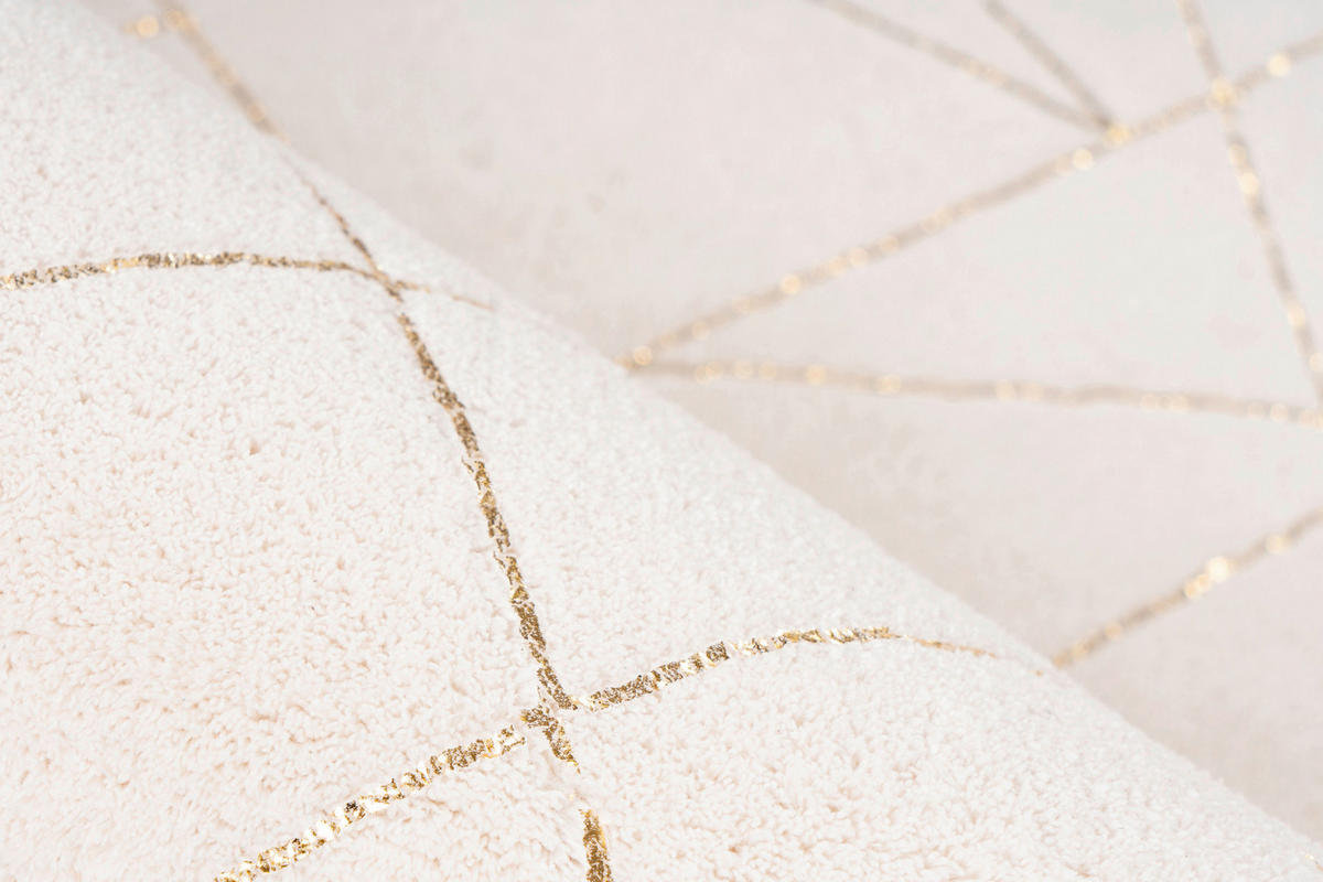 360Living Teppich Bijou creme B/L: ca. 160x230 cm Bijou - gold/creme (160,00/230,00cm) - 360Living