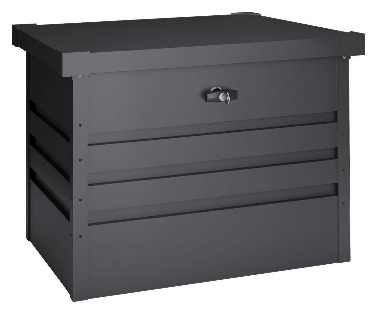 HOGGAR Aufbewahrungsbox Sveg anthrazit Metall B/H/L: ca. 72x63x61 cm Sveg - anthrazit (61,00/72,00/63,00cm) - HOGGAR