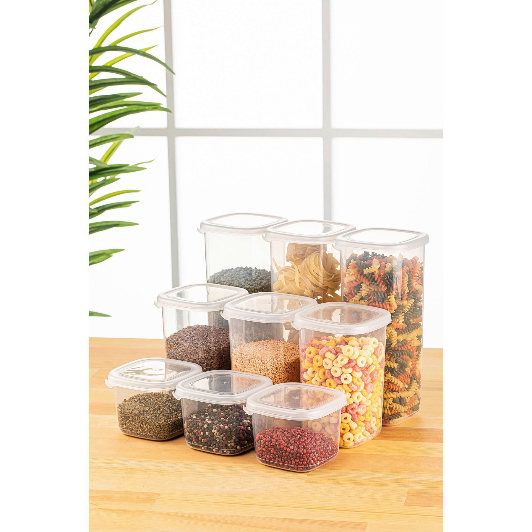 Thumbnail - HermiaConcept Vorratsdosenset 9-tlg. weiß