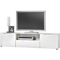 TV-Lowboard Mailand 6 weiß weiß Hochglanz B/H/T: ca. 168x41x40 cm Mailand 6 - weiß (168,00/41,00/40,00cm)