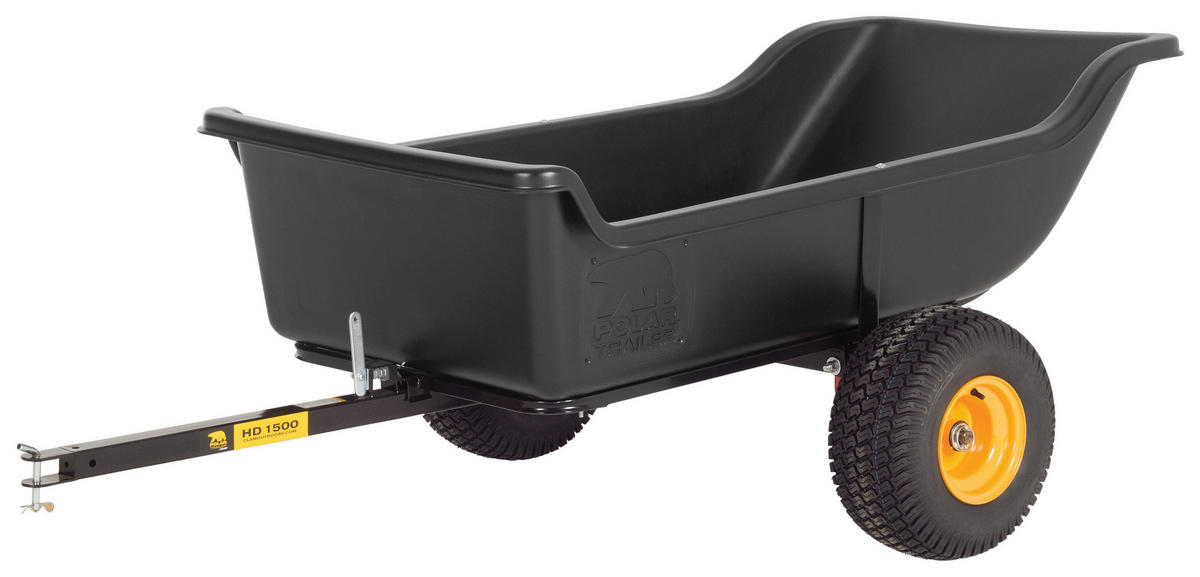 Polar Anhänger Trailer schwarz Stahl B/H/L: ca. 137x79x249 cm Trailer - schwarz (249,00/137,00/79,00cm) - Polar