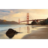 Komar Fototapete Golden Gate B/L: ca. 400x250 cm Golden Gate - (400,00/250,00cm) - Komar
