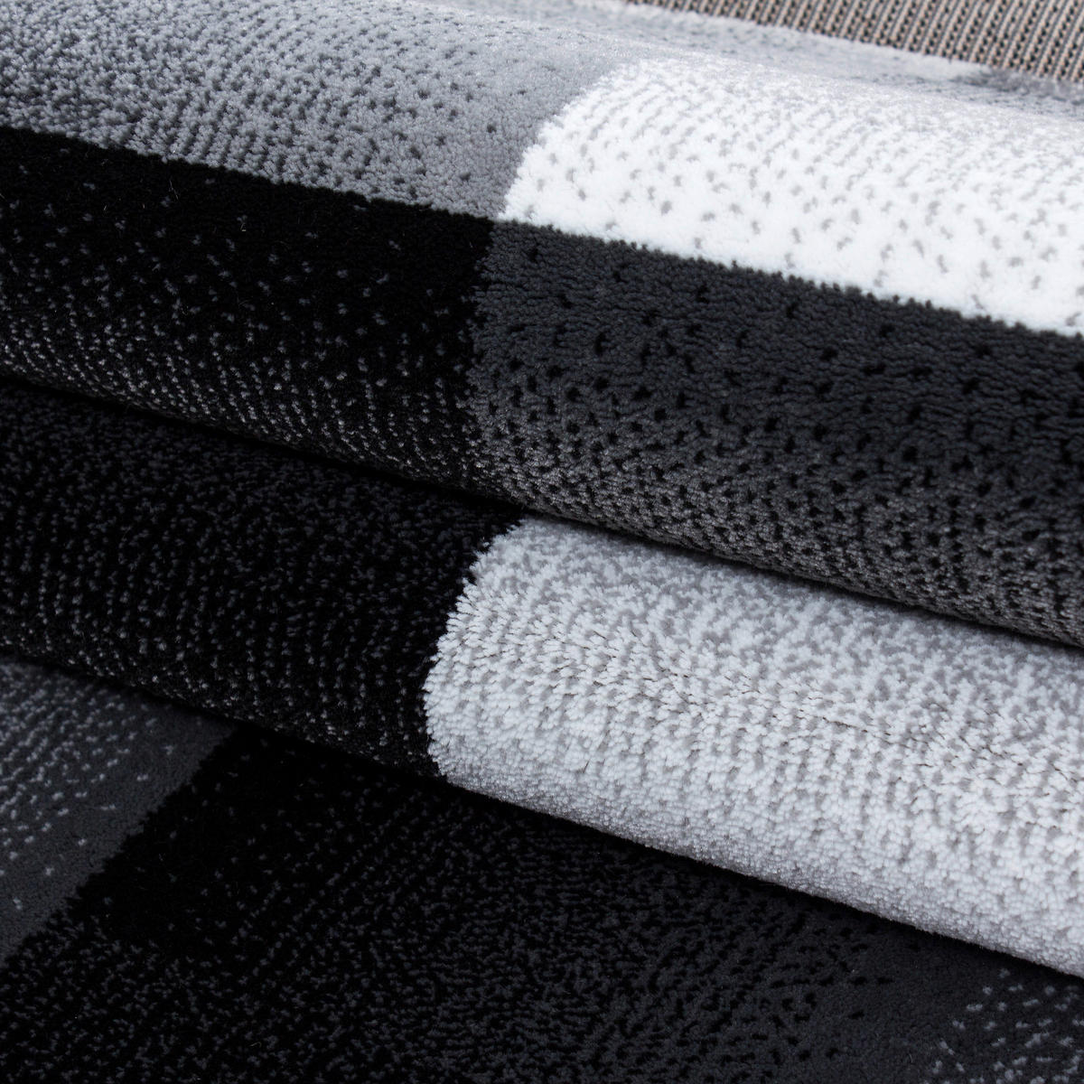 Ayyildiz Teppich MIAMI schwarz B/L: ca. 80x300 cm MIAMI - schwarz (80,00/300,00cm) - Ayyildiz