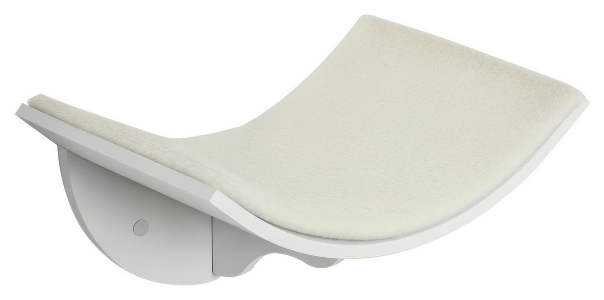 PawHut Wand-Katzenbett weiß MDF B/H/L: ca. 28x21x41 cm Wand-Katzenbett - weiß (41,00/28,00/21,00cm) - PawHut