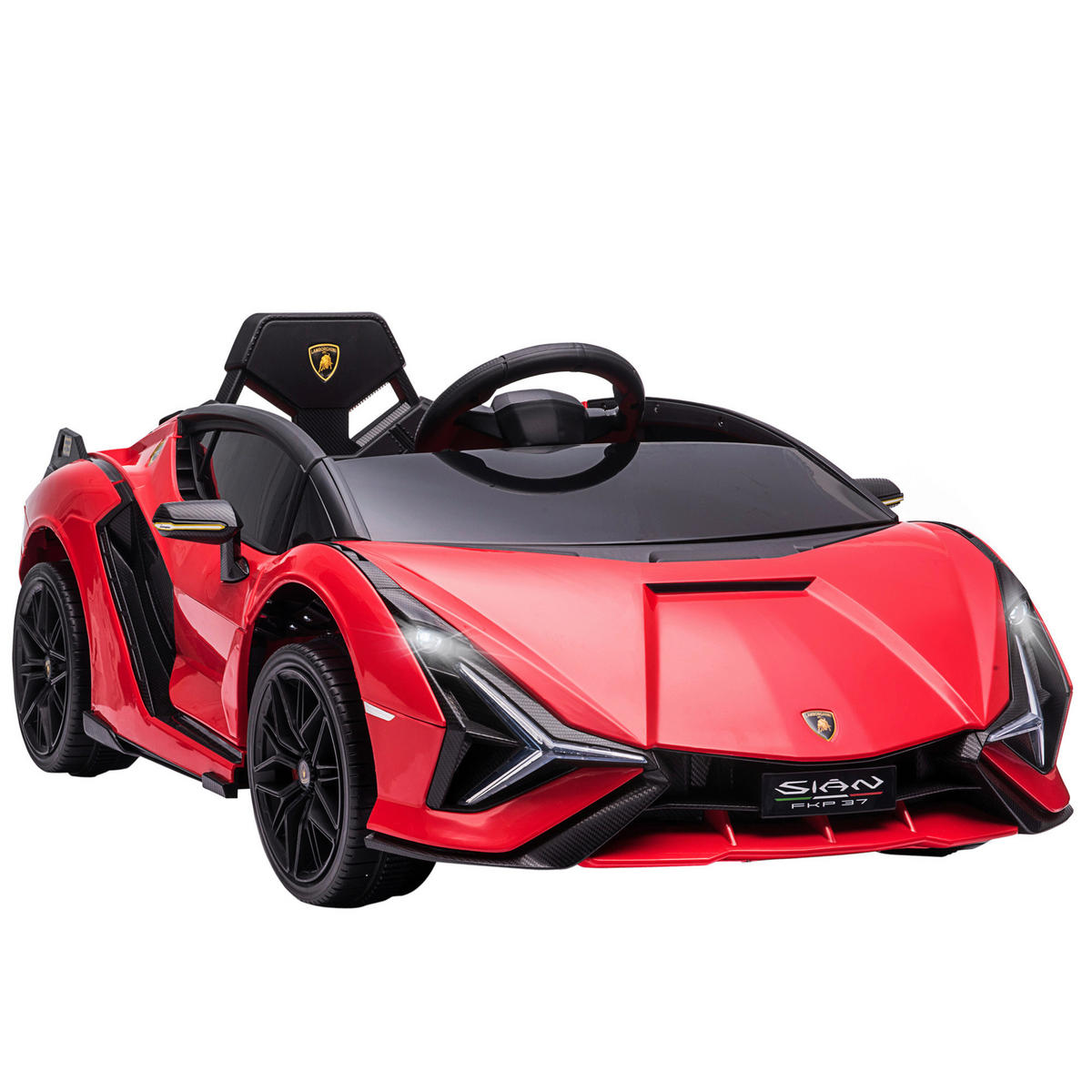 HOMCOM Kinder-Elektroauto rot B/H/L: ca. 62x65x132 cm Kinder Elektroauto - rot (132,00/62,00/65,00cm) - HOMCOM