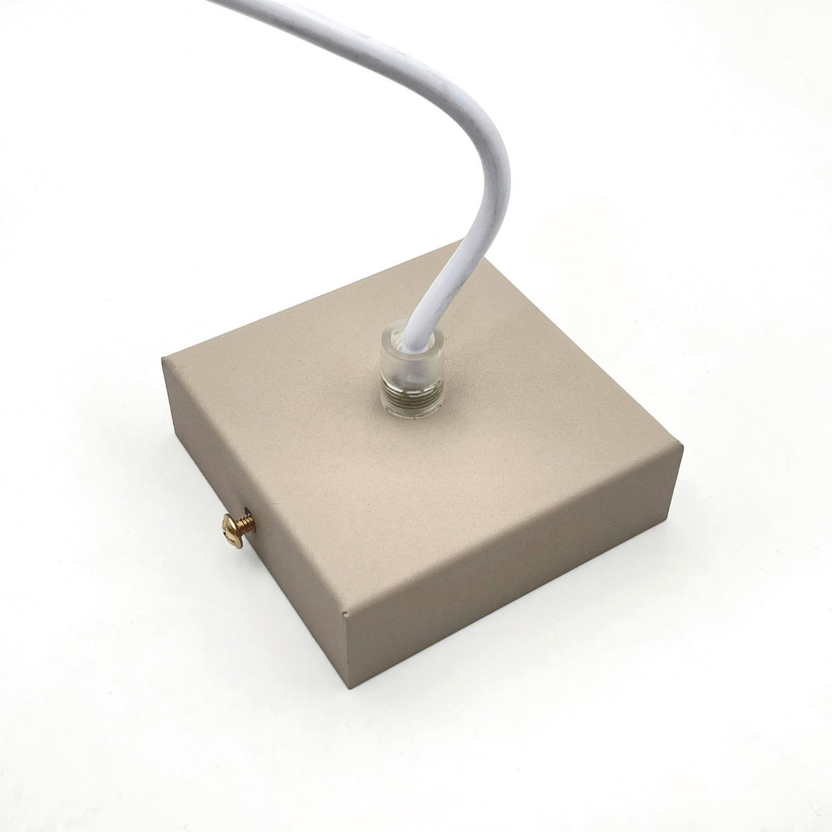 Lamkur Strahler beige Stahl B/H/L: ca. 6,5x118x6,5 cm 1 Brennstellen Prisma - beige (6,50/6,50/118,00cm) - Lamkur