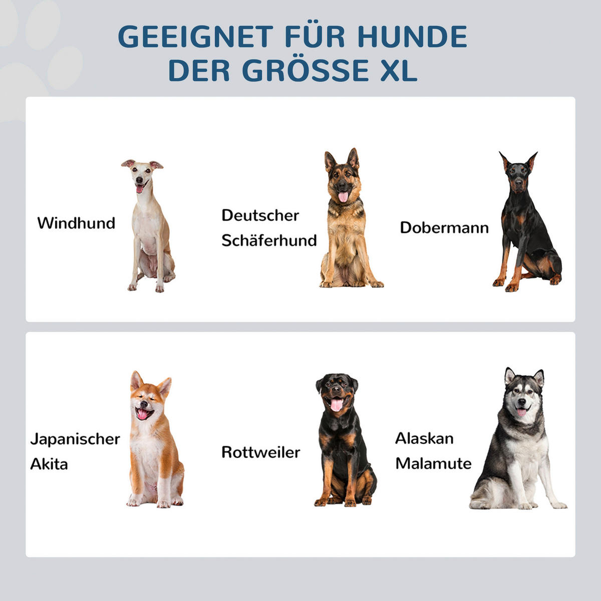 PawHut Tier-Zubehör grau Edelstahl B/H/L: ca. 30x60x41 cm Napf - grau (41,00/30,00/60,00cm) - PawHut