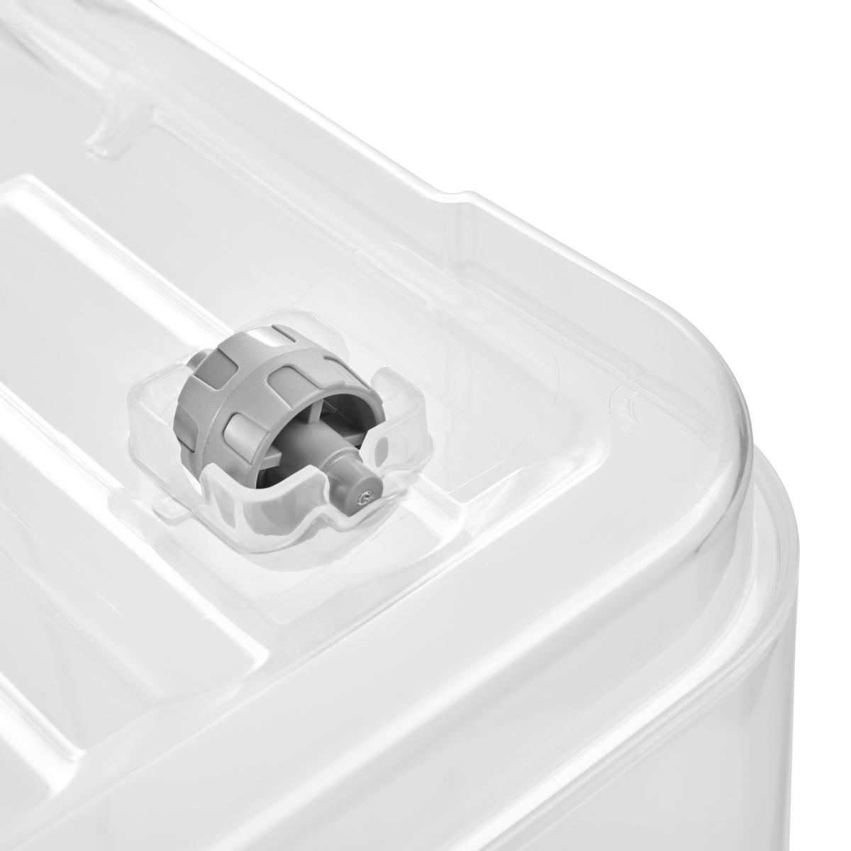 Aufbewahrungsbox transparent B/H/L: ca. 38x35,5x59 cm Aufbewahrungsbox_mit_Rollen_leo - transparent (59,00/38,00/35,50cm)