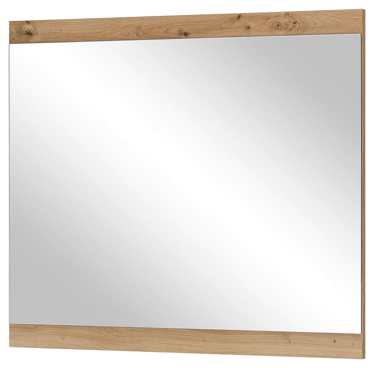 Wandspiegel Milan Eiche Artisan Nachbildung B/H/T: ca. 85x70x2 cm Milan - Eiche (85,00/70,00/2,00cm)