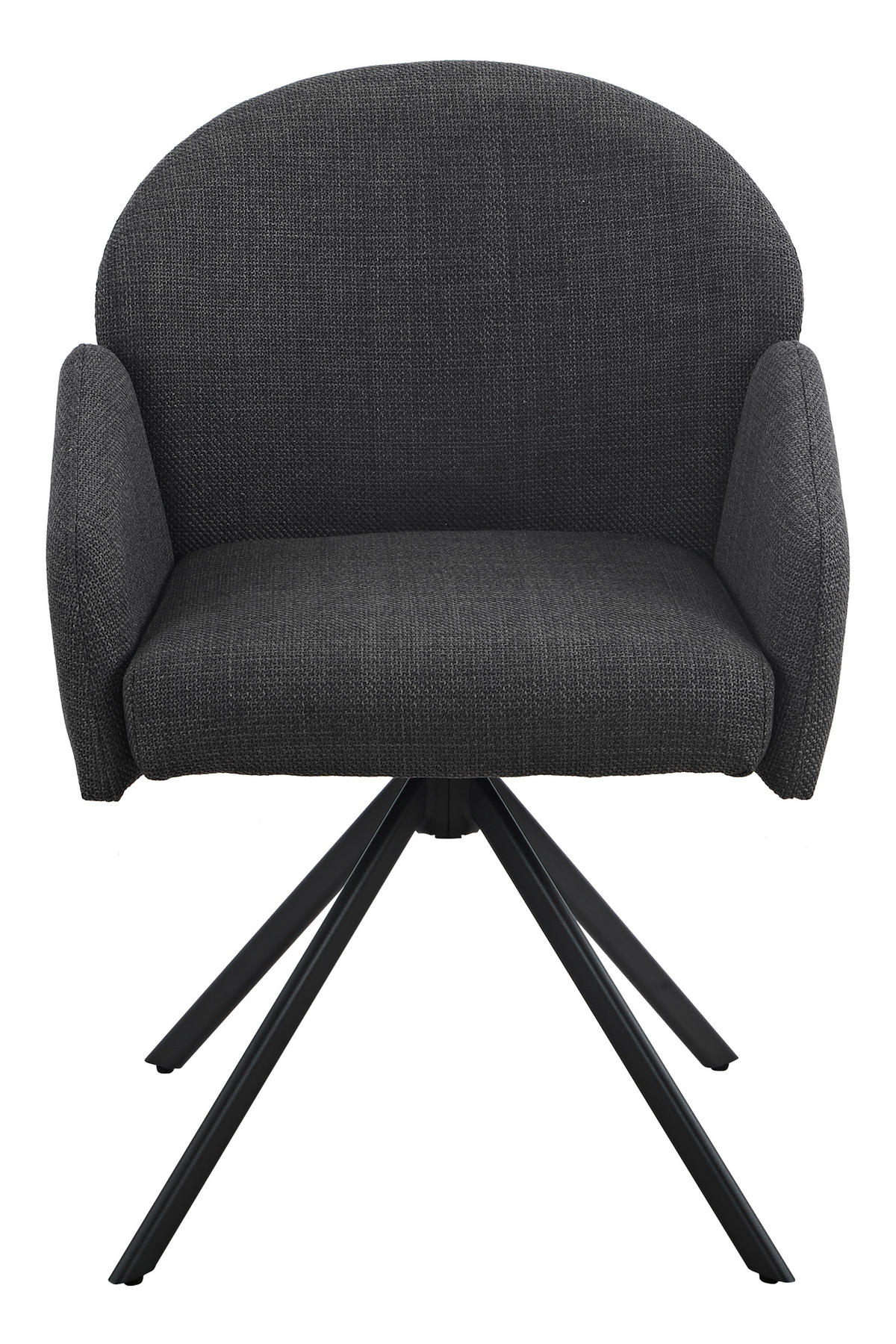 Drehstuhl Holly anthrazit Microfaser Webstoff B/H/T: ca. 57x84x61 cm Holly - anthrazit (57,00/84,00/61,00cm)