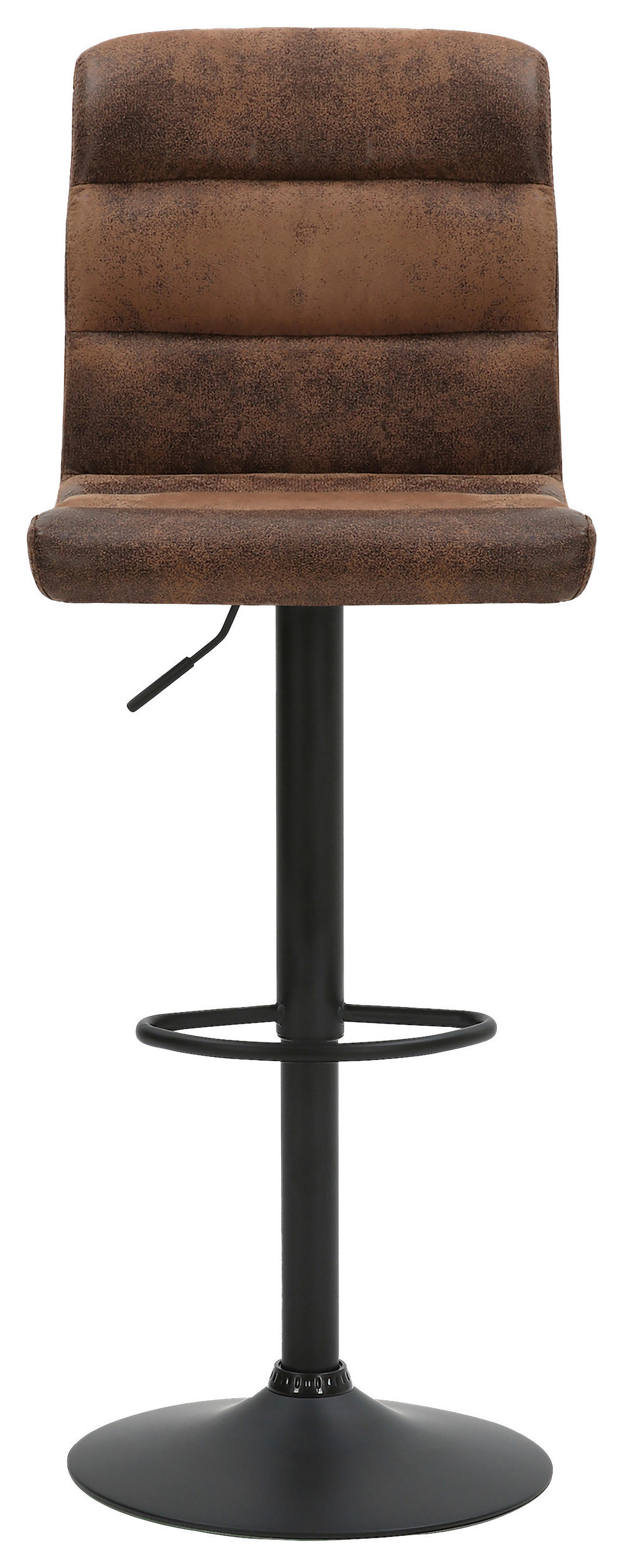 Barhocker PHIL Polyester B/H/T: ca. 42x100x51 cm PHIL - braun/schwarz (42,00/100,00/51,00cm) - byLIVING