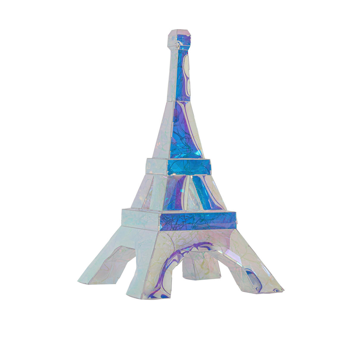 Nolo LED-Dekoleuchte transparent B/H/L: ca. 20,5x20,5x32 cm LED-Dekoleuchte_Eiffelturm - transparent (32,00/20,50/20,50cm) - Nolo