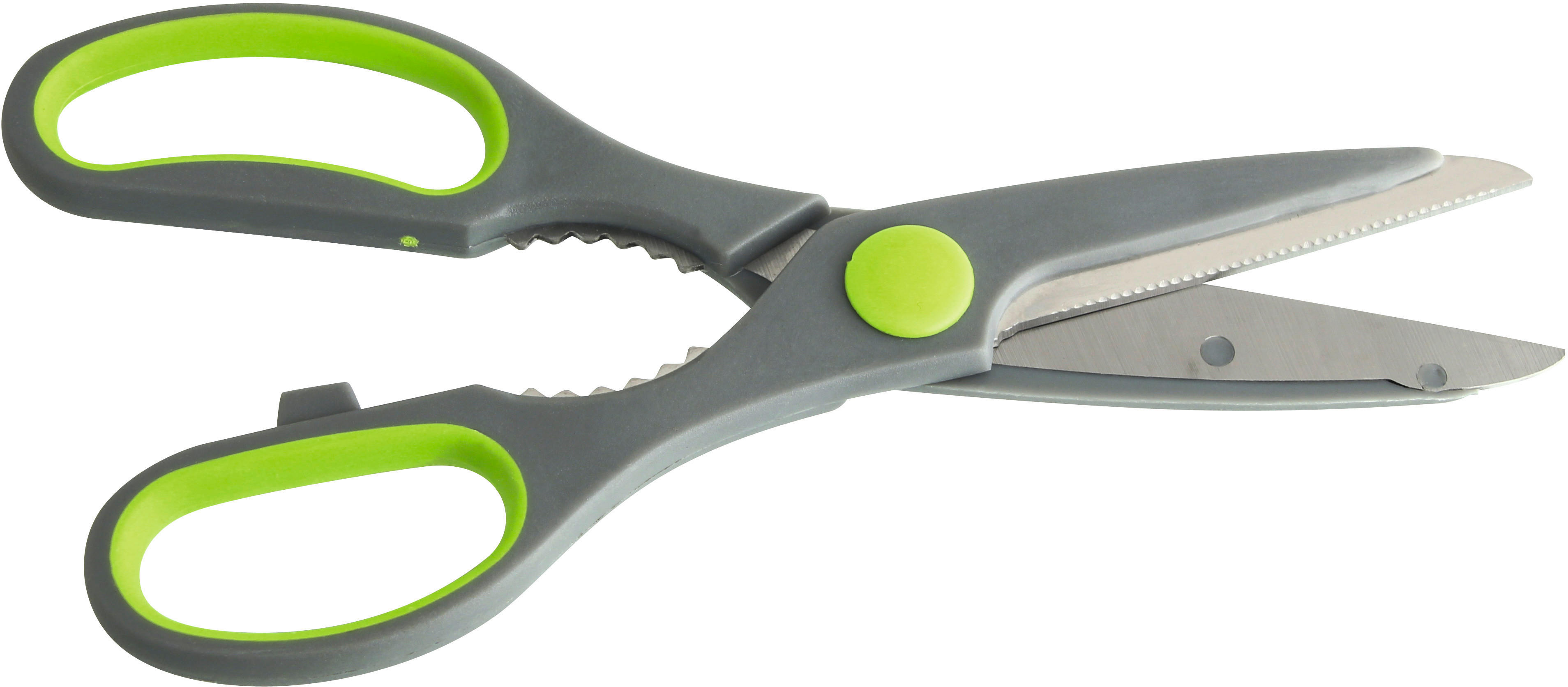 Fackelmann Superschere grau Edelstahl L: ca. 20 cm Superschere_Praktika - grün/grau (20,00cm) - Fackelmann