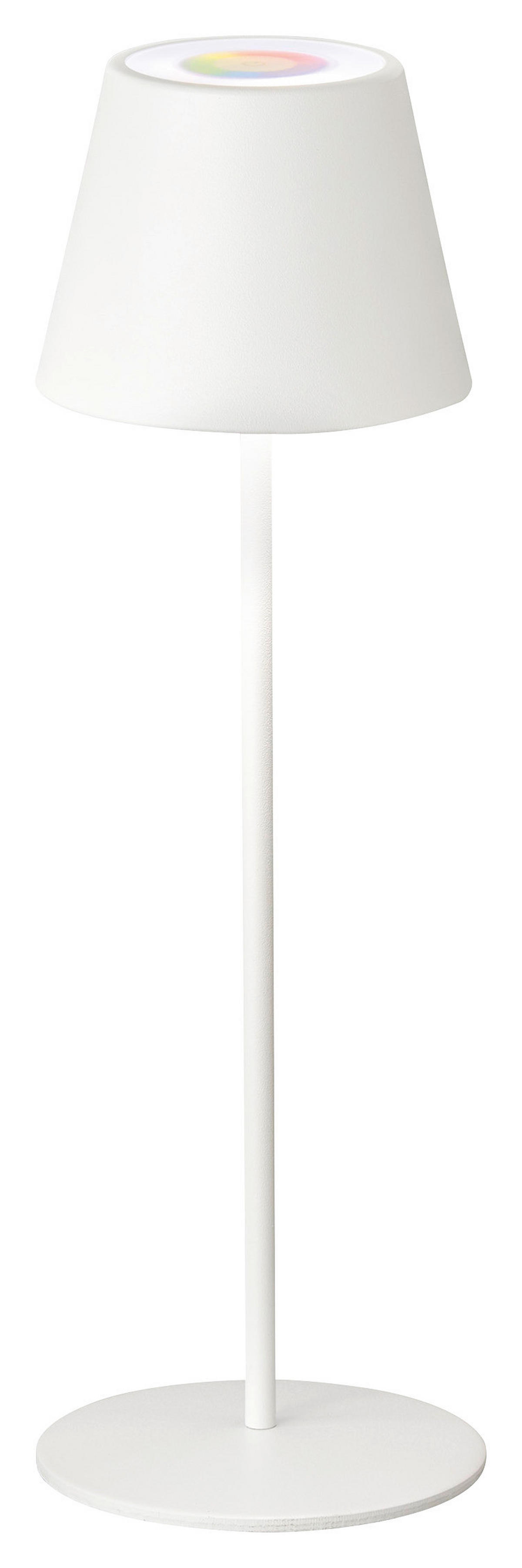 easy! by FHL Tischleuchte 850211 Cosenza weiß Metall H/D: ca. 38x12 cm 1 Brennstellen Cosenza - weiß (12,00/38,00cm) - easy! by FHL