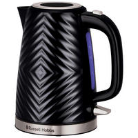 Russell Hobbs Edelstahl-Wasserkocher 26380-70 schwarz Edelstahl Edelstahl B/H/T: ca. 22x24x17 cm ca. 1,7 l Groove - schwarz/Edelstahl (22,00/24,00/17,00cm) - Russell Hobbs