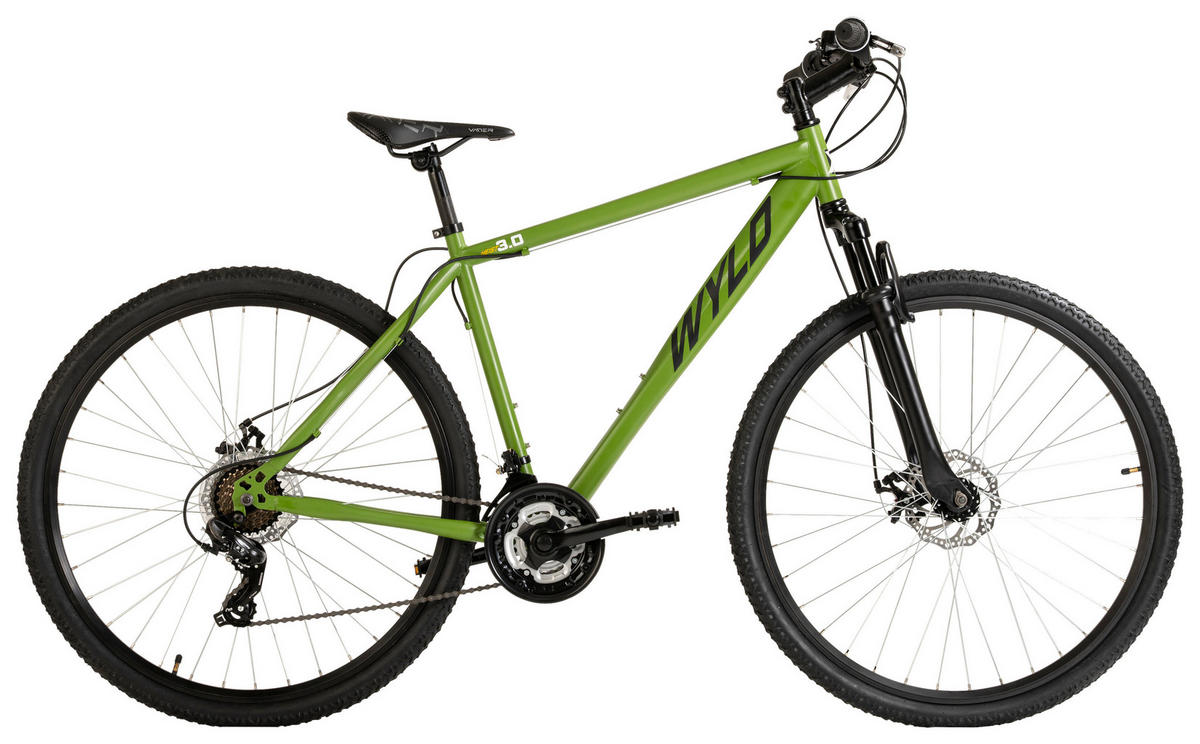 WYLD Mountain-Bike Hardtail Twentyniner HEIST 3.0 29 Zoll Rahmenhöhe 51 cm 21 Gänge grün grün ca. 29 Zoll Hardtail Twentyniner - grün - WYLD