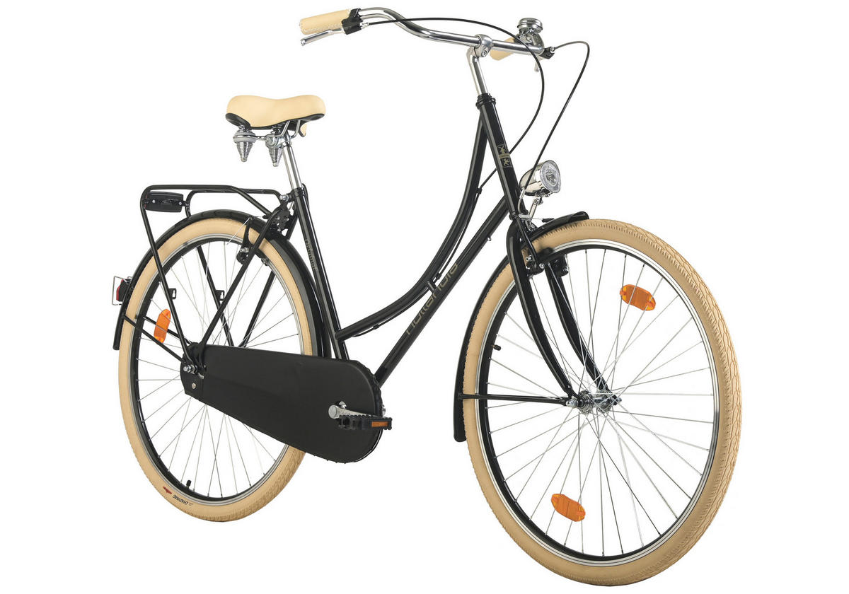 Hollandia Hollandrad Original 165C 28 Zoll Rahmenhöhe 54 cm 1 Gänge schwarz schwarz ca. 28 Zoll Original - schwarz - Hollandia