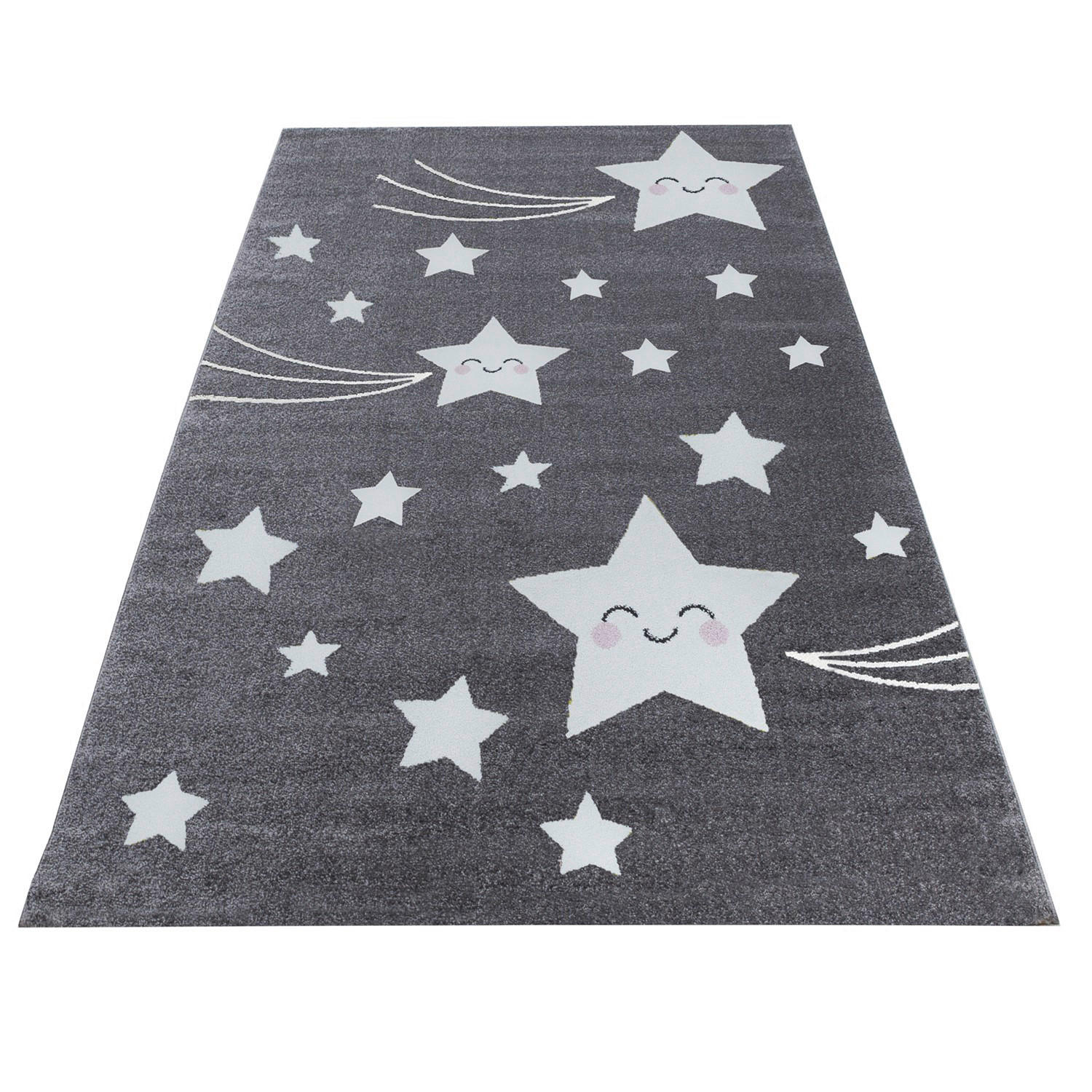 Ayyildiz Teppich KIDS grau B/L: ca. 120x170 cm KIDS - grau (120,00/170,00cm) - Ayyildiz
