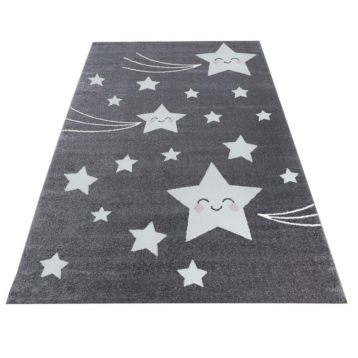 Ayyildiz Teppich KIDS grau B/L: ca. 120x170 cm KIDS - grau (120,00/170,00cm) - Ayyildiz