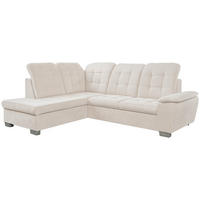 Ecksofa Bonny pearl Microfaser B/H/T: ca. 260x107x214 cm Bonny - silber/pearl (260,00/107,00/214,00cm)