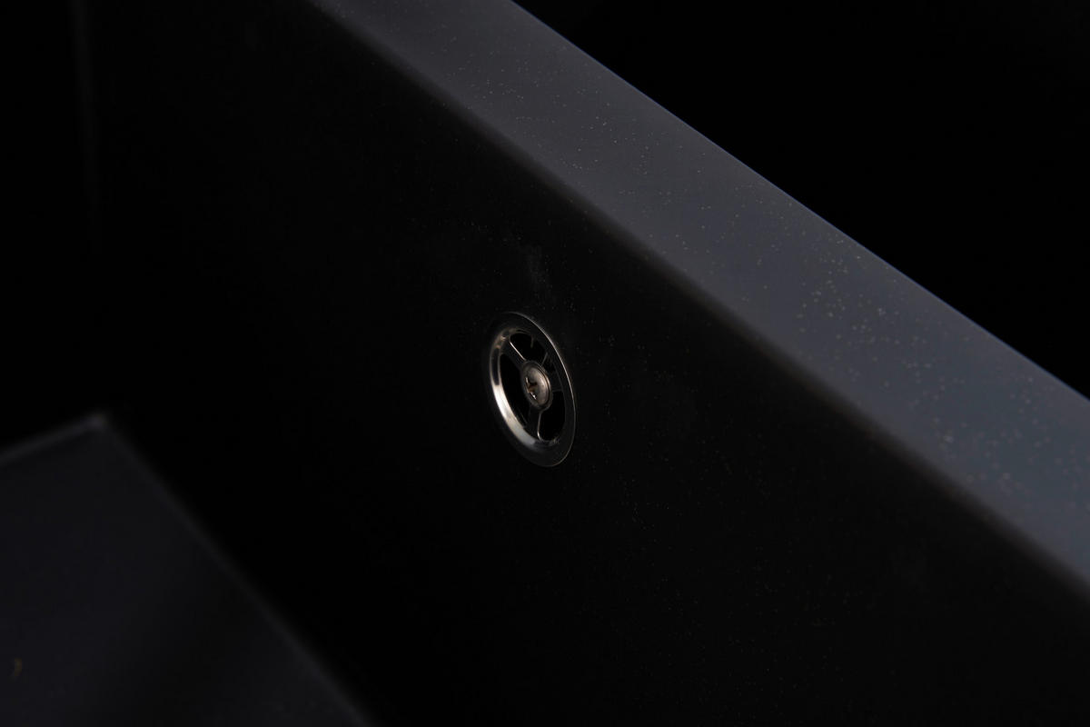 Respekta Einbauspüle Houston 100 x 50 S schwarz Mineralite B/H/T: ca. 100x21x50 cm Houston 100 x 50 S - schwarz (100,00/21,00/50,00cm) - Respekta