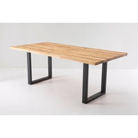 Esstisch Rockford Eiche Wild geölt Optik B/H/T/S: ca. 200x77x100x4 cm Rockford - Eiche/natur (200,00/77,00/100,00cm)