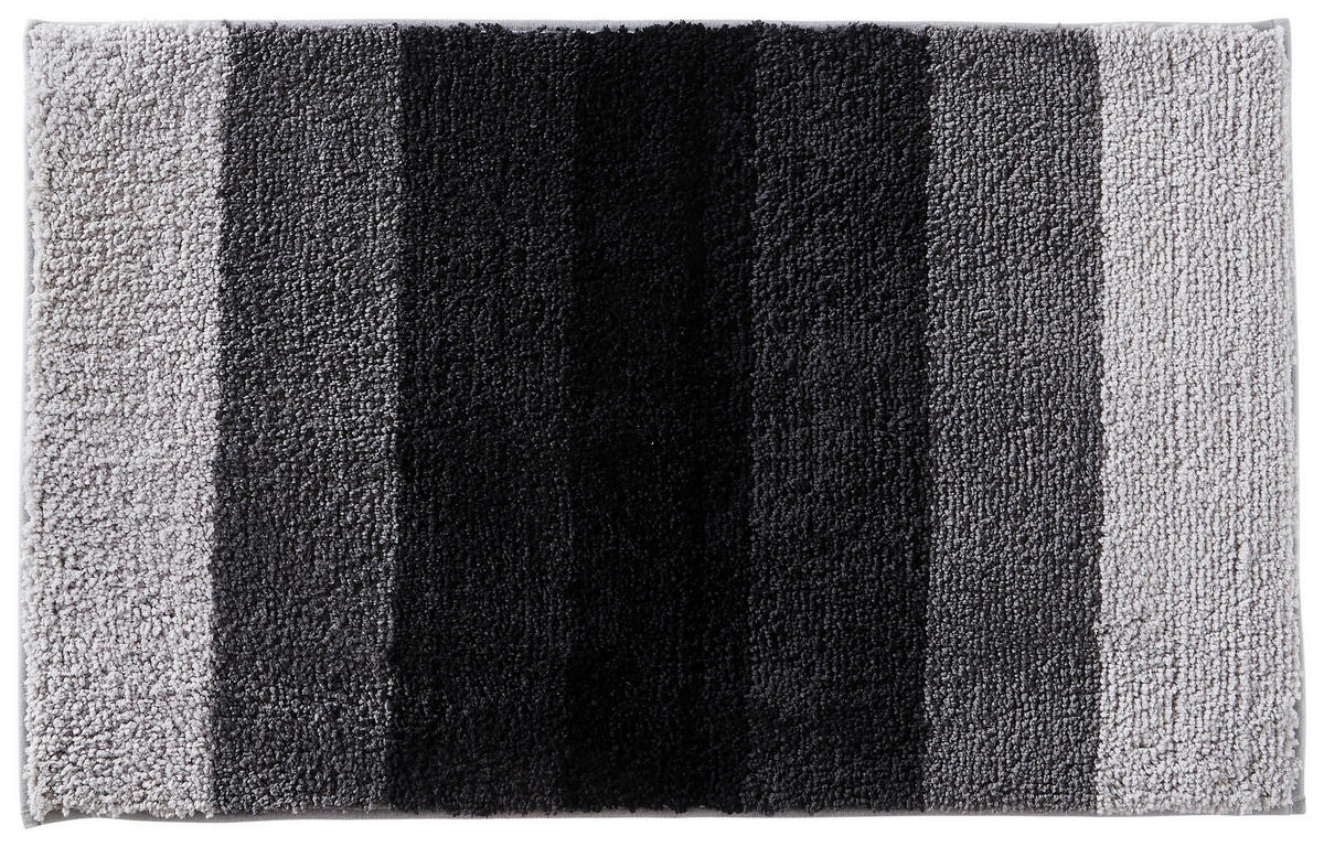 Badematte Farbverlauf Farbverlauf - anthrazit (80,00/50,00cm)