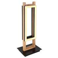 GLOBO LED-Tischleuchte schwarz Metall B/H/T: ca. 15x50x20 cm ILLA - schwarz (15,00/50,00/20,00cm) - GLOBO