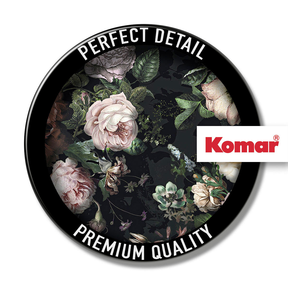 Komar Fototapete Victoria Black B/L: ca. 400x250 cm Victoria Black - (400,00/250,00cm) - Komar