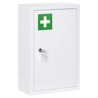 kleankin Medizinschrank weiß Polypropylen B/H/L: ca. 14x30x46 cm Medizinschrank - weiß (46,00/14,00/30,00cm) - kleankin