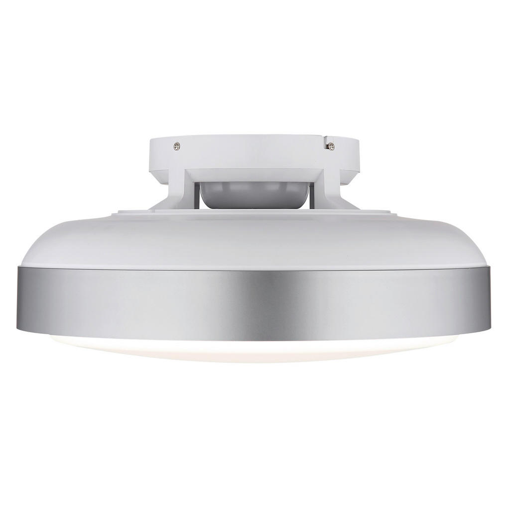 Thumbnail - GLOBO LED-Deckenventilator Opal silber weiß Acryl Kunststoff H/D: ca. 20x45 cm 1 Brennstellen