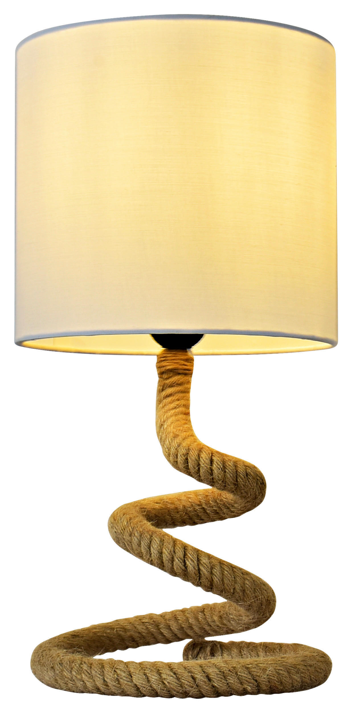 Thumbnail - POCOline Tischleuchte weiß Metall H/D: ca. 42x22 cm E27 1 Brennstellen