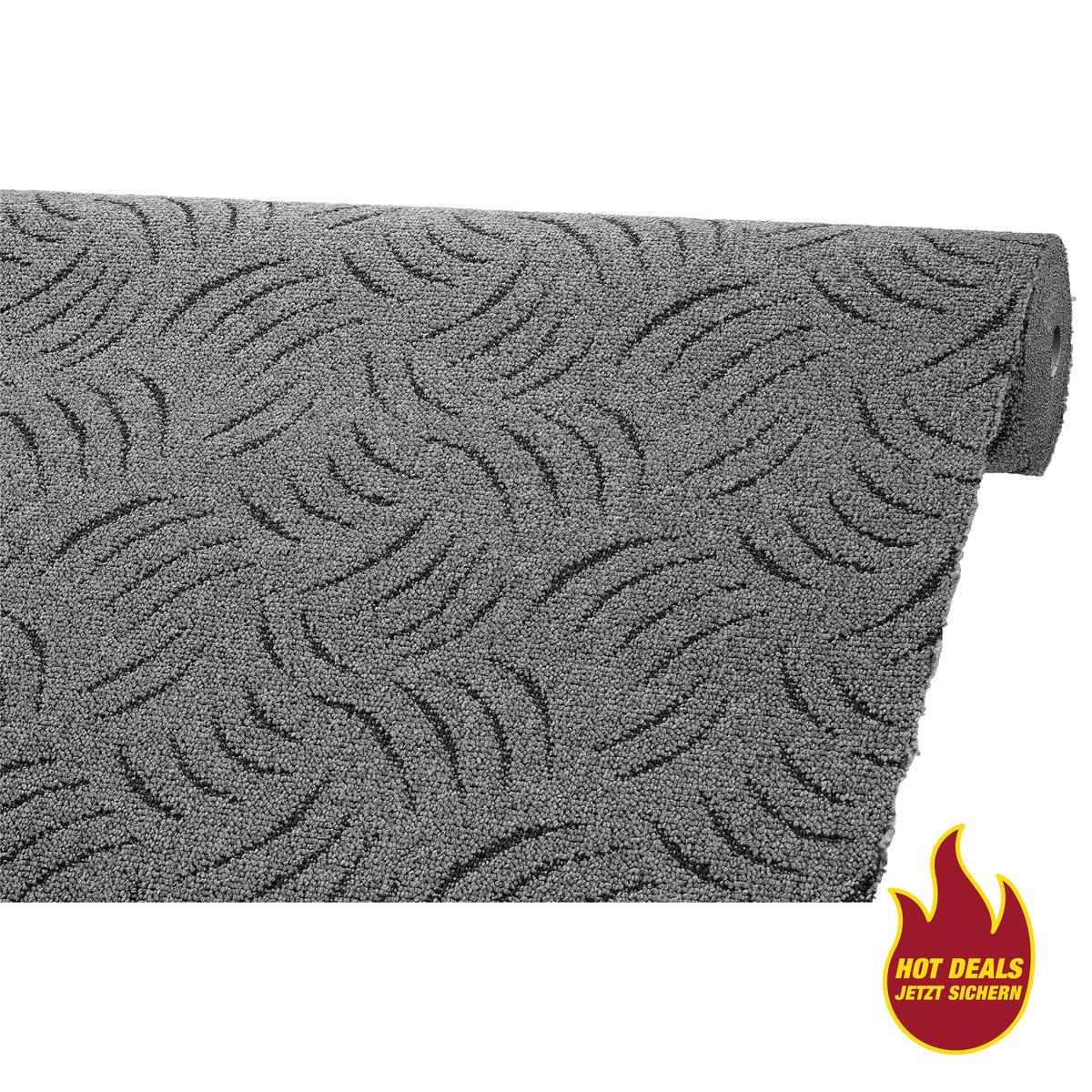 Teppichboden Presto anthrazit B: ca. 400 cm pro m² Presto - anthrazit (400,00cm)