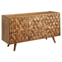 Sideboard rosenholz Nachbildung B/H/T: ca. 138x76x45 cm Sideboard - rosenholz (138,00/76,00/45,00cm) - Wohnling