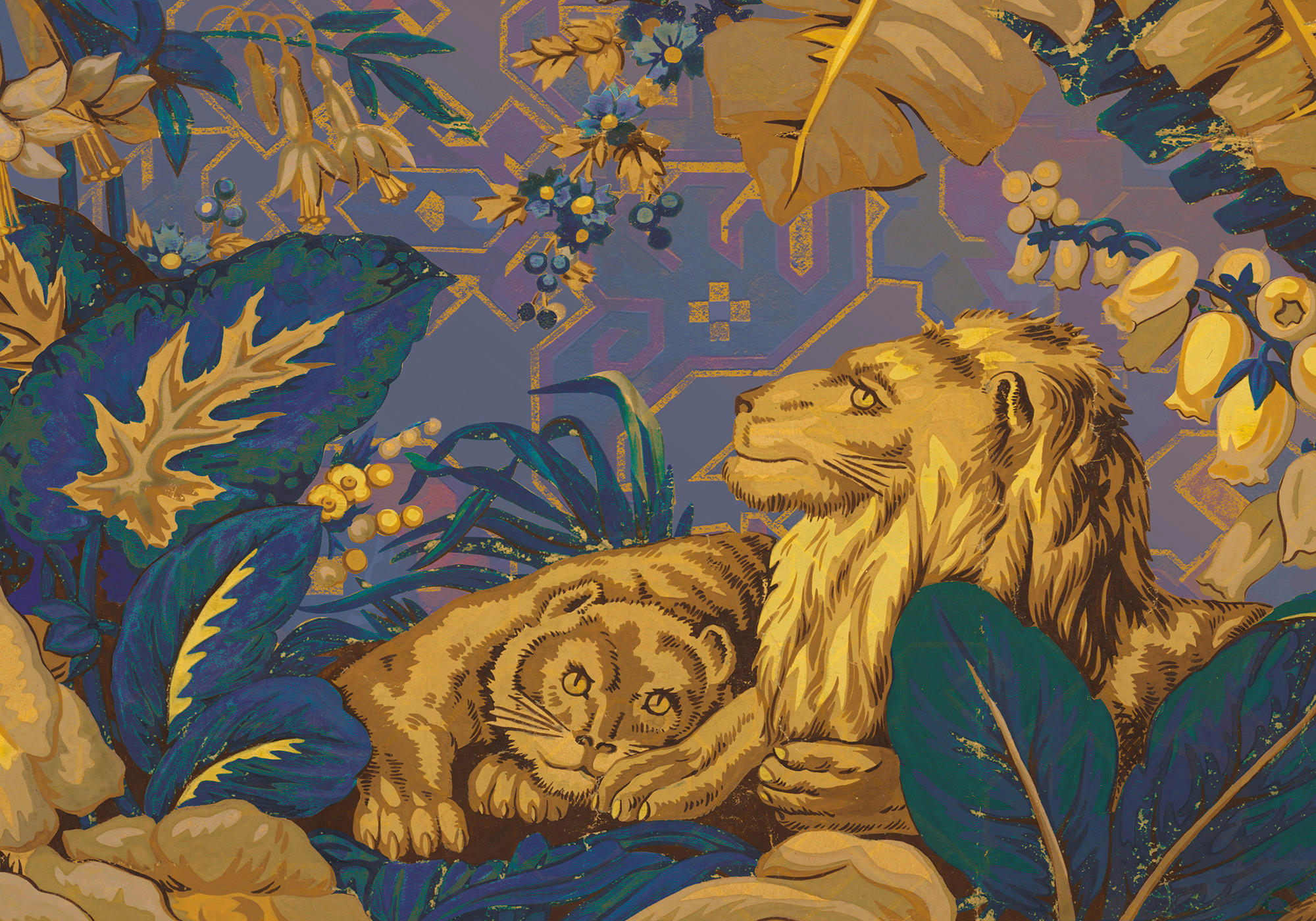 Komar Fototapete Orient d'Or B/L: ca. 200x270 cm Orient d'Or - (200,00/270,00cm) - Komar