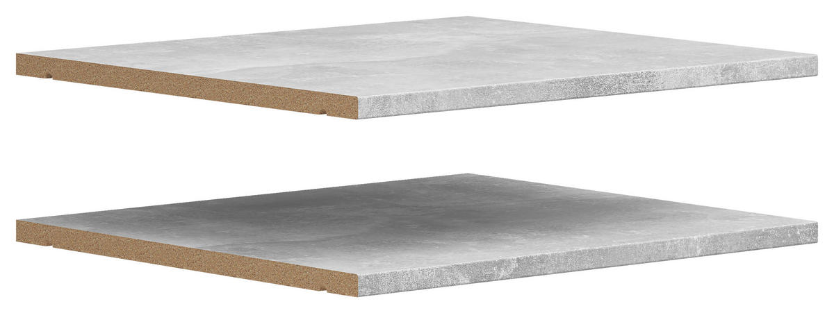 Einlegeböden-Set Multi-Stauraum Typ 45 Beton Optik B/H/T: ca. 42x1,5x36 cm Multi-Stauraum Typ 45 - Beton (42,00/1,50/36,00cm)