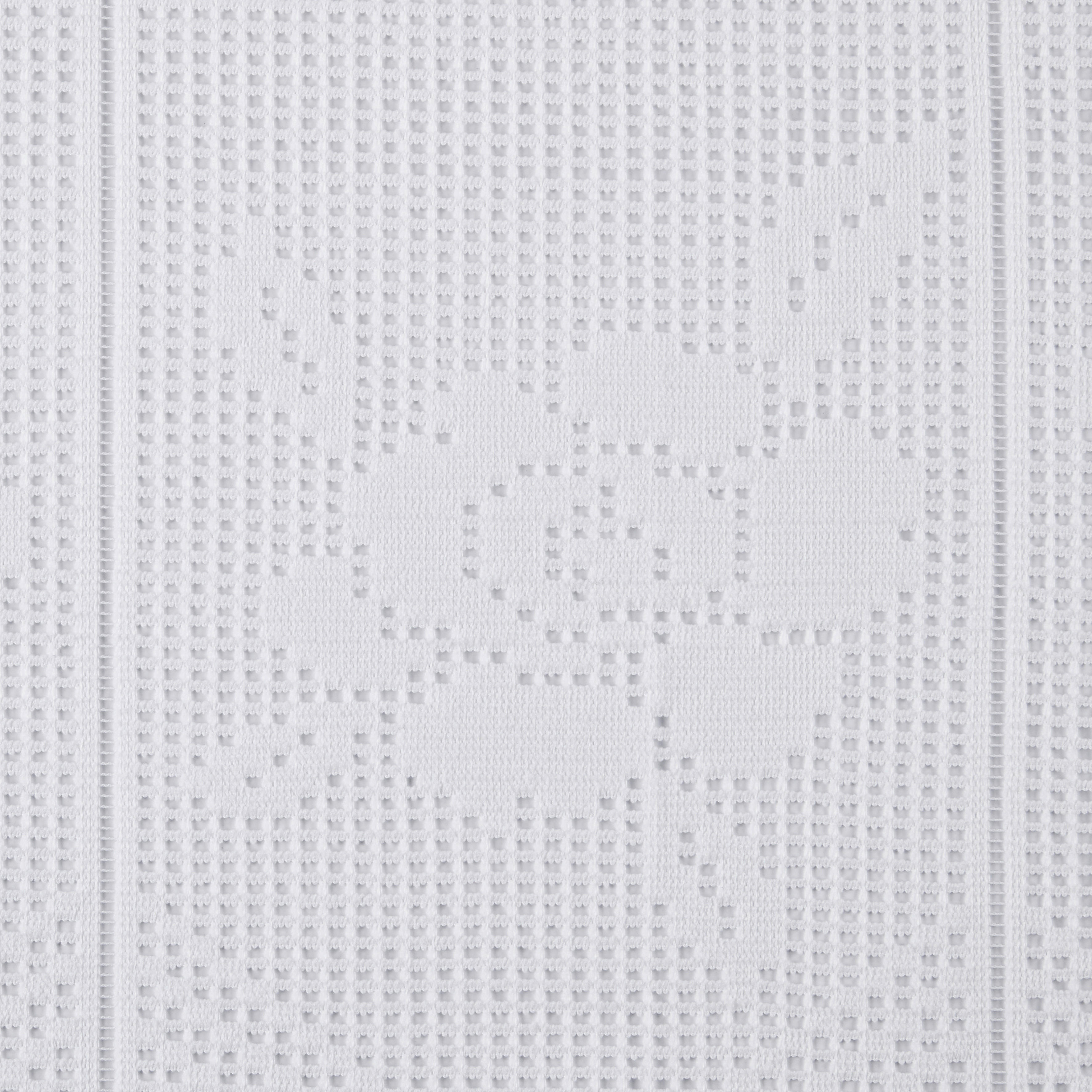 Scheibengardine Rosen weiß B/L: ca. 200x45 cm Rosen - weiß (200,00/45,00cm) - POCOline