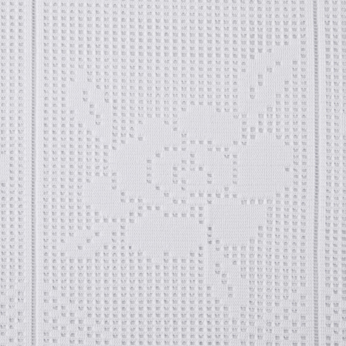 Scheibengardine Rosen weiß B/L: ca. 200x45 cm Rosen - weiß (200,00/45,00cm) - POCOline