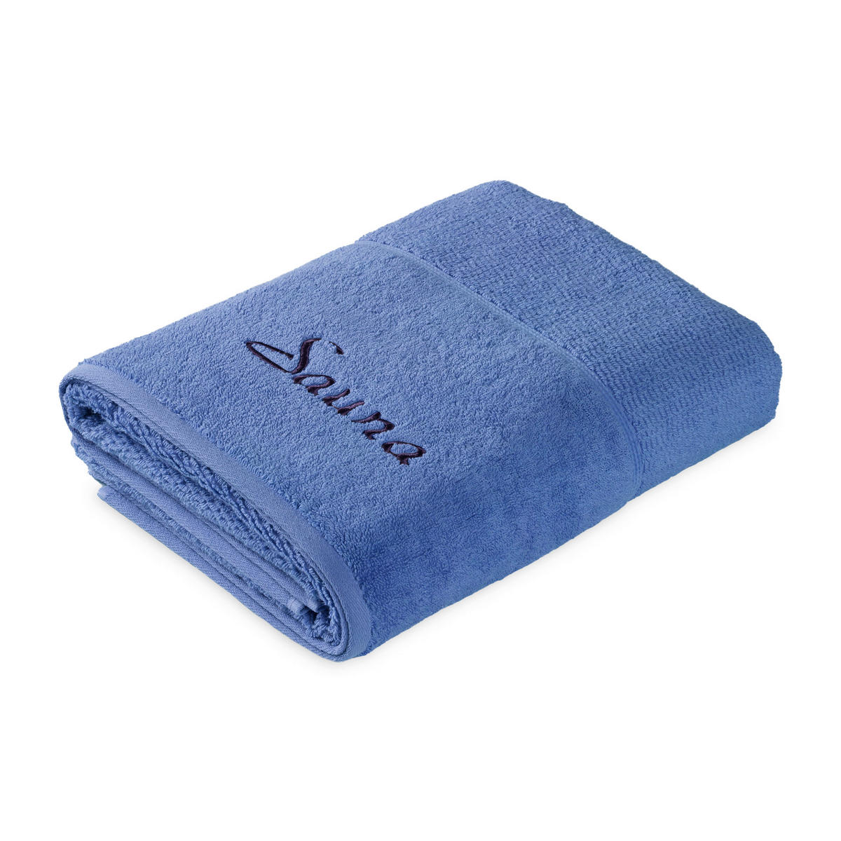 Saunatuch Pearl Cornflower Baumwolle B/L: ca. 80x200 cm Pearl - Cornflower (80,00/200,00cm) - frottana